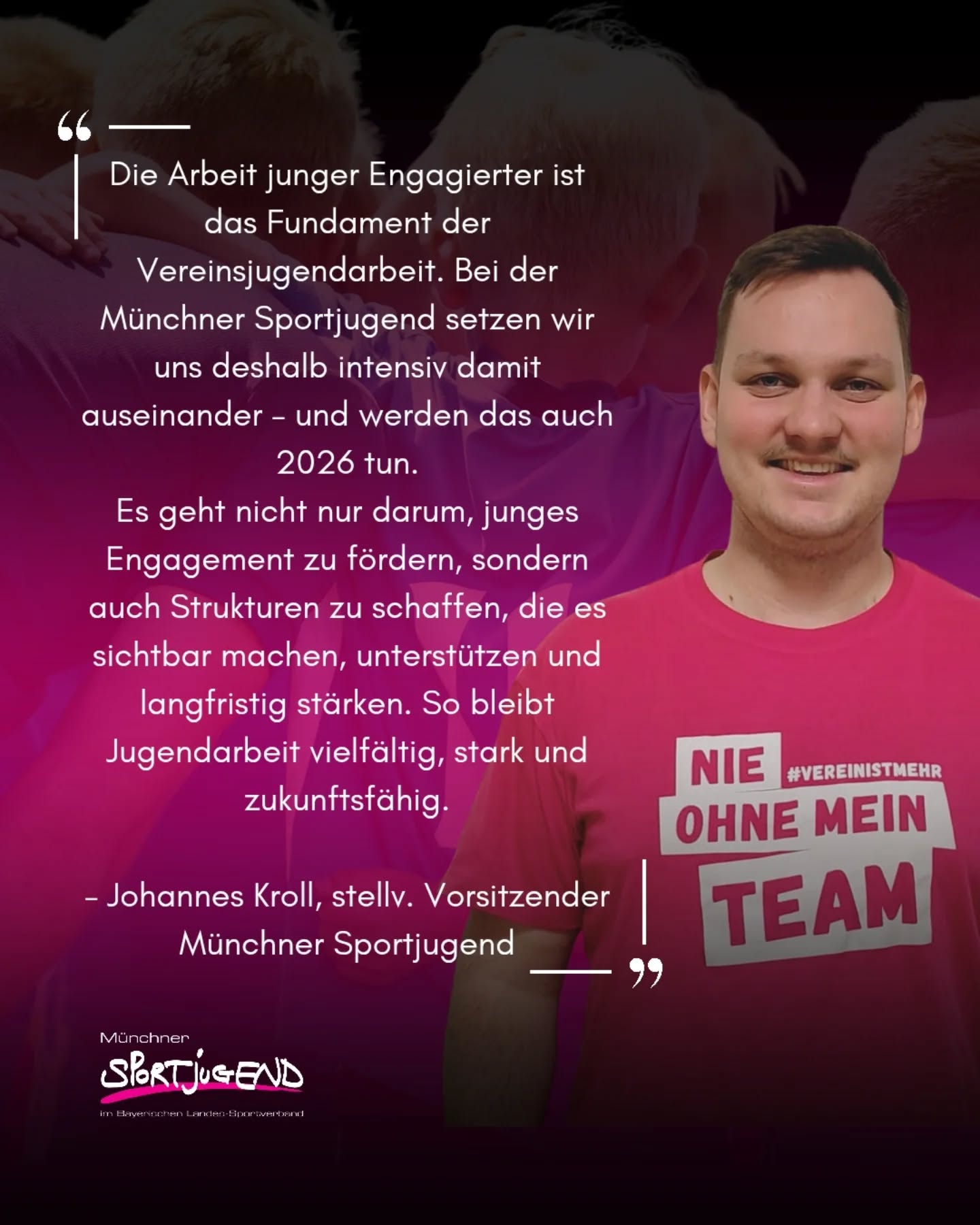 Auf ein starkes neues Jahr für junges Engagement! ✨ Wir blicken zurück auf ein Jahr voller Ideen, Einsatz und Zusammenarbeit junger Engagierter – und freuen uns darauf, 2026 gemeinsam Strukturen zu stärken und Engagement sichtbar zu machen.
#msjbewegt #jugendandiemacht #jugendverband