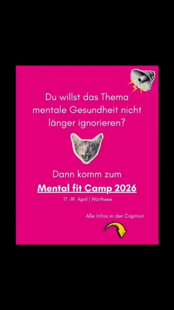 „Bei uns im Verein hat niemand mentale Probleme.“
…sure 👀
Mentale Gesundheit ist überall ein Thema –
auch im Sport. Und gerade bei jungen Menschen.
Nur wird oft nicht darüber gesprochen.
Und genau das ist das Problem.
Beim Mental fit Camp lernst du,
wie du das Thema im Team ansprichst –
ohne Druck, ohne awkward Momente.
👉 ehrlich
👉 einfach
👉 mit praktischen Tipps für den Vereinsalltag
📍 17.–19. April | Wörthsee
💸 10€ | 🎓 Juleica möglich
🔗 Link in Bio
#MentalFitCamp #MentaleStärke #MentalHealthImSport #MentalHealthAwareness
#JugendImSport Vereinsleben Sportjugend