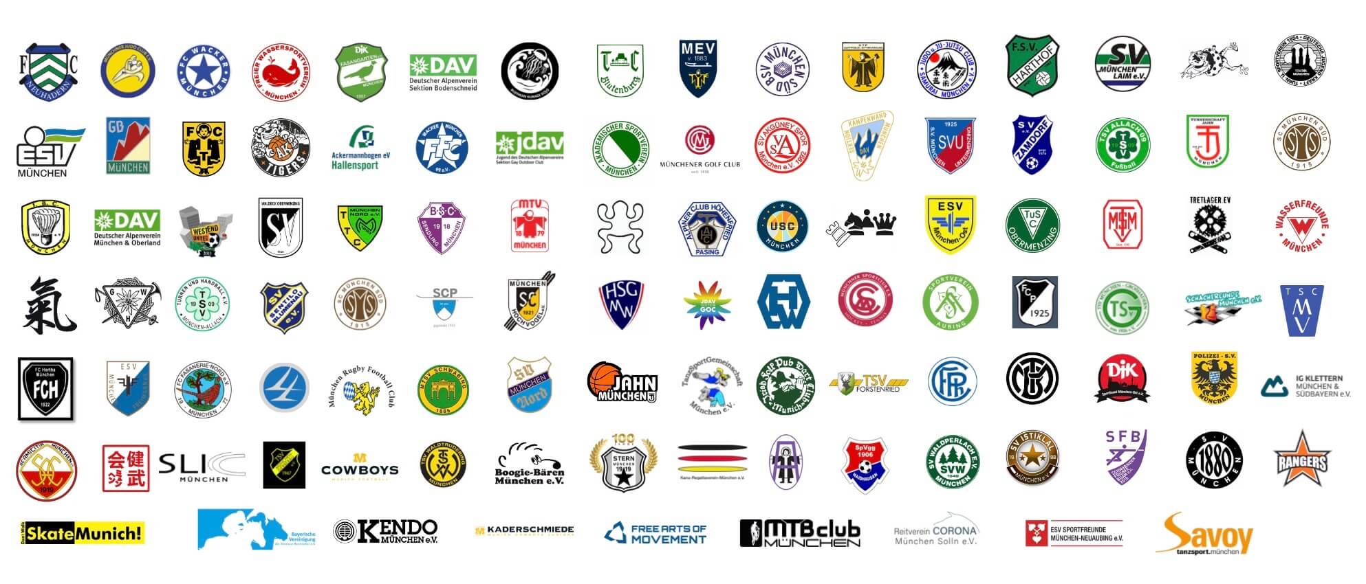 Logos der Vereine im MSJ