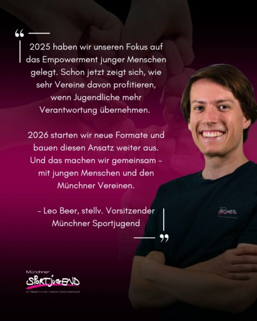 Auch 2026 setzen wir den Fokus auf das Thema Safe Sport – für sichere und wertschätzende Räume im Sportverein!